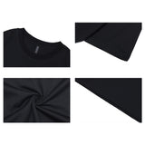 Man Tees Painting Letter Pattern Short Sleeve T-shirt