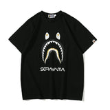 Bape T Shirt Short Sleeve Men and Women Loose-Fitting Casual T-shirt