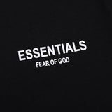 Fog Essentials Tshirts Fear Of God Fog Essentials Tshirts Double-Line Short-Sleeved T-shirt for Men and Women High Street Loose Trendy