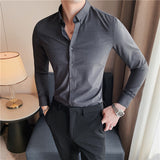 Men 'S Shirt Men 'S Long Sleeve Slim Fit