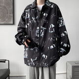 Men's Shirts Casual Printed Jacket Coat