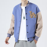 Dodgers Letterman Jacket Outfit Senior Jackets Varsity Baseball College Coat Men's Letters Embroidered Baseball Uniform Autumn Clothing
