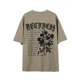 Man Tees Summer Fashion Brand Heavy Short Sleeve T-shirt