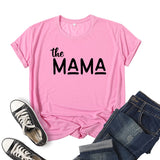 Boy Mama T Shirts the Mama Printed Short Sleeve T-shirt