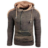 Tactics Style Men Sweatshirts&Hoodies Autumn and Winter Sweater Hooded Pullover Long-Sleeved Sweater Coat