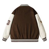 All Star Varsity Jacket Vintage Baseball Uniform Couple Embroidered Jacket