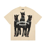 Present T Shirt Doberman Pinscher Loose Heavy Retro Couple