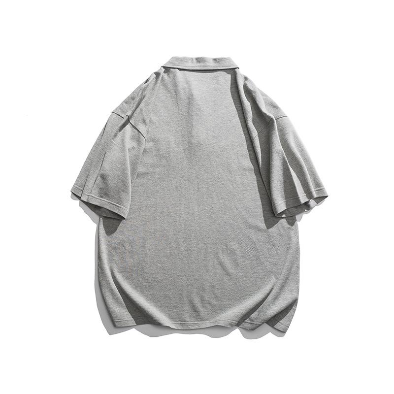 Men T Shirt Summer Casual Tops Men's Clothes Summer Wear Retro Men's Lapel Short Sleeve American Casual Fairy Polo Shirt Fashion