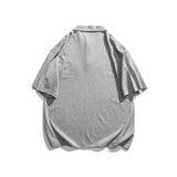 Men T Shirt Summer Casual Tops Men's Clothes Summer Wear Retro Men's Lapel Short Sleeve American Casual Fairy Polo Shirt Fashion