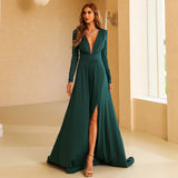 Bohemian Beach Dress Lengthened Chinese Slim-Fit Long