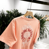 CHH Chrome Heart T Shirt Spring/Summer Printed Round Neck Short Sleeve T-shirt For Men And Women