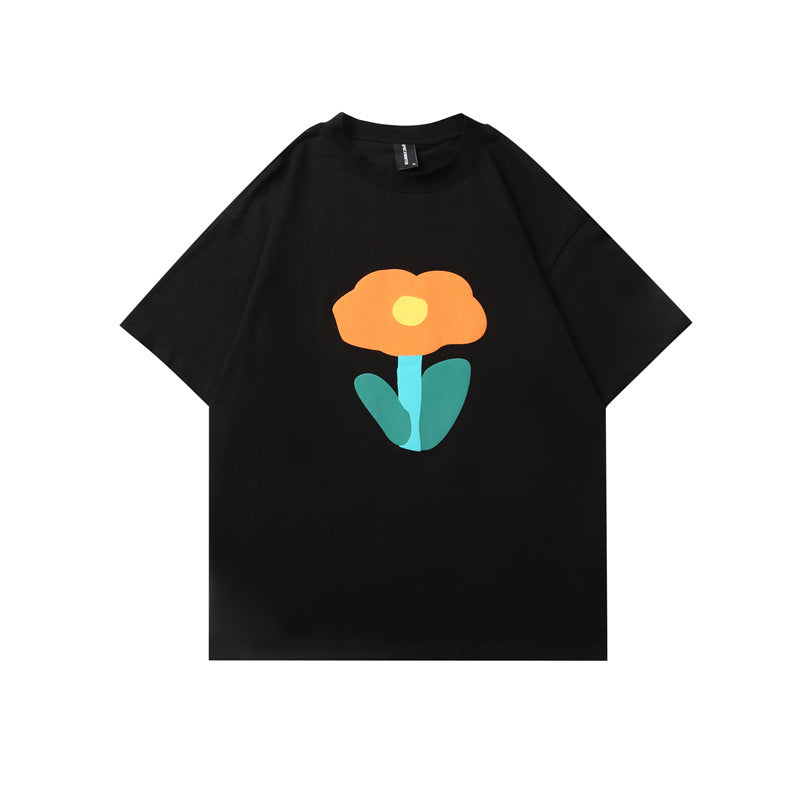 2022 Summer Man Outfits Printed Short Sleeve