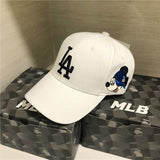 La 59fifty Hats Mickey Joint Embroidery Big Brim Sun-Proof Pure Cotton Comfortable Baseball Cap