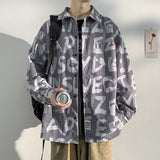 Men's Shirts Printed Long Sleeve Shirt