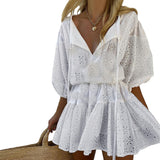 Women Bohemian Dress Summer Beauty Clothing Mini Dress