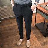 Men Trousers Autumn and Winter Thick Men's Woolen Casual Pants Trousers