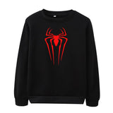 Men Spider Hoodie Spider-Man Crew Neck Sweater