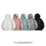 Men Sun Protection Clothing Summer Thin Hood Sun Protective Clothes Coat Men's Loose All-Matching Casual