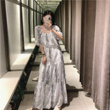 Women Dresses Bohemian Sleeveless Large Swing Dress