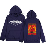 Thrasher Hoodie Fall Men's Clothing Casual plus Size Coat