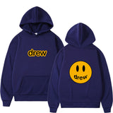 Drippy Hoodies Smiley Face Drew Biber Same Style Sweatershirt