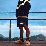 Fog Essentials Shorts Fear Of Godfog Loose Reflective Essentials Casual Sports Shorts Cropped Pants for Men