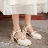 Nude Block Heel Sandals Chunky Heel Sandals