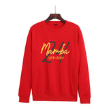 In Memory of Kobe Hoodie Kobe Memorial Clothing Casual Loose Men's and Women's Fleece round Neck Sweater