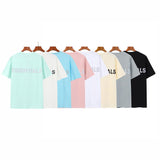 Fog Essentials Tshirts Fog Reflective Essentials Fear Of God High Street Loose Short Sleeve T-shirt Men and Women