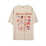 Man Tees Summer Fashion Brand Heavy Short Sleeve T-shirt