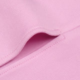 Emily Ratajkowski Dress Long Sleeve Stretch Knitted Dress