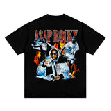 Juice WRLD T Shirt 2Pac Kanye West Justin Bieber Travis Scottasapt T-shirt Hip Hop