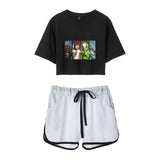 Dreamwastaken Men's Novelty Hoodies Dream Merch Shirt Printed Casual Fashion Loose Exposed Navel Suit