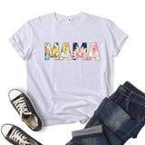 Boy Mama T Shirt Mama Printed Short Sleeve T-shirt