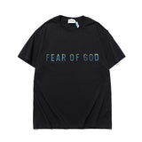 Fog T Shirt Fashion Brand Letter Men and Women Casual Short Sleeve Fear Of God