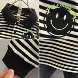 Toddler Boys Sweater Boy's Hoody Spring Striped Polo Shirt Baby