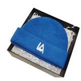 Dogers Winter Hat Fashion Letters Woolen Cap Female Autumn and Winter Leisure