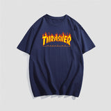 Thrasher T Shirt Thrasher Flame Leisure Sports T Shir Summer