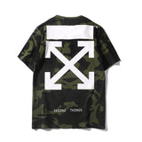 Off White T Shirt Short Sleeve Tshirt Owt Cotton Round Neck Men and Women Cotton