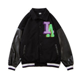 Dodgers Letter Jacket Outfit Senior Jackets Varsity Baseball College Coat Letter Embroidered Baseball Uniform Jacket