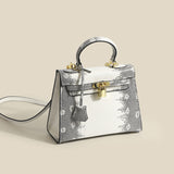 Jackie Kennedy Bag Spring/Summer Lizard Pattern Kelly Bag Snakeskin Shoulder Messenger Bag