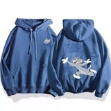 Tom and Jerry Hoodie Sweater Men's Autumn and Winter Long Sleeves Coat