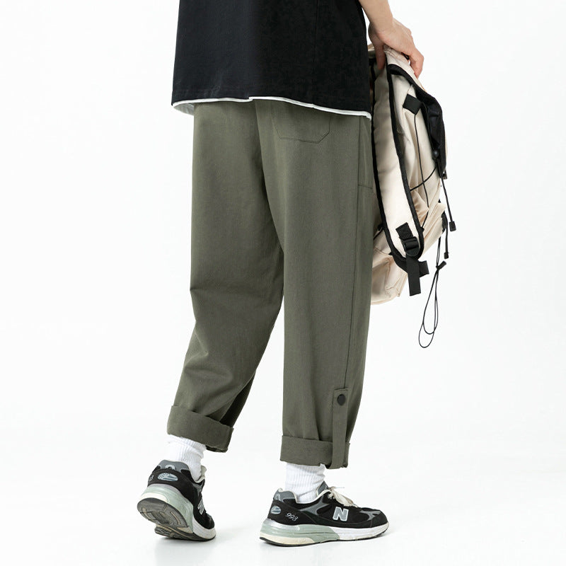 Men Cargo Pants Men's Spring Casual Pants Loose Trousers