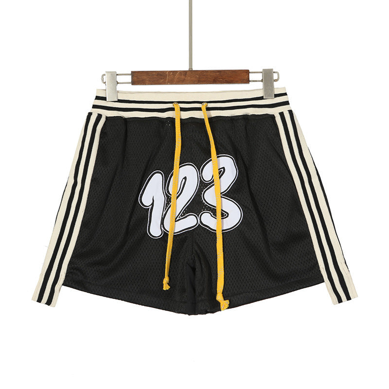 Rrr123 Shorts Mesh 123 Embroidered Loose Casual Shorts