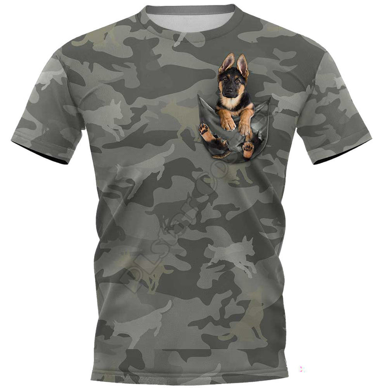 Woodland T Shirt 3D Printing