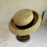 Straw Hat Curved Brim Straw Hat Female Sun Hat Sun Protection Beach Hat