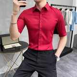 Men Shirt Half Sleeve Shirt