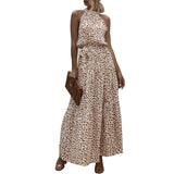 Beth Dutton Bohemian Dress Summer Spring Midi Dresses Summer Waist-Controlled Lace-up Long Dress