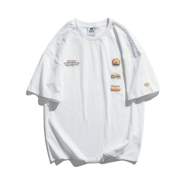 Men T Shirt Summer Casual Tops Men's Clothes Summer Wear Vintage Men's round Neck Short Sleeve Casual Loose Printed T-shirt