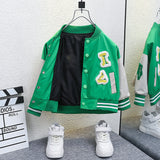Toddler Boys Jackets Children's Clothing Boys' Baseball Jacket Coat Children's Spring and Autumn